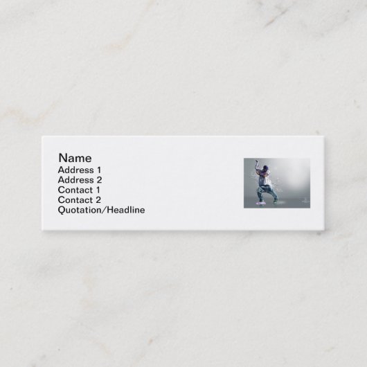 poetry_in_motion-1024x768, Name, Adresse 1, fügen… Mini Visitenkarte (Vorderseite)