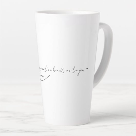 Poetry Mug Milchtasse (Rechte Ecke)