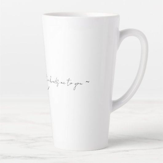Poetry Mug Milchtasse (Rechts)