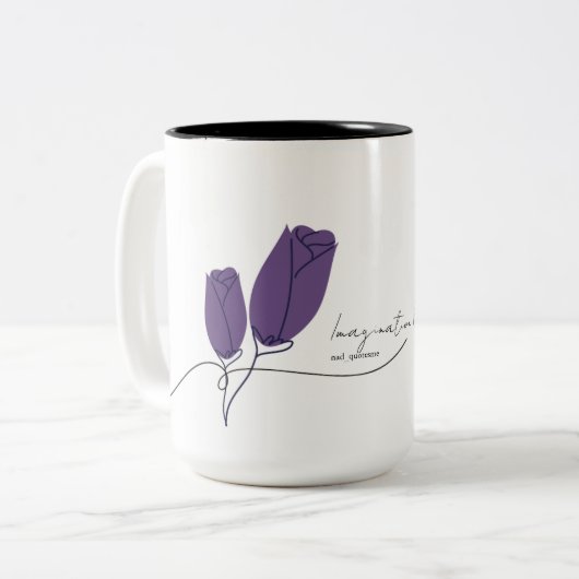 Poetry Mug Zweifarbige Tasse (Vorderseite Links)