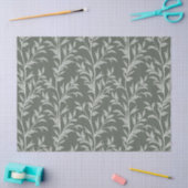 Poetry of Leaves Monochrome Forest Botanical Seidenpapier (Basteln)