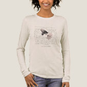 Poetry Painted Softly–LongSleeve by H.G. Alexandr Tri-Blend Shirt (Vorderseite)