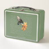 Poetry Painted Softly–Metal Lunchbox (Vorderseite)