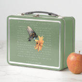 Poetry Painted Softly–Metal Lunchbox (Beispiel)