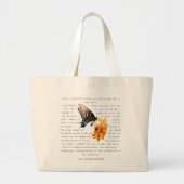 “Poetry Painted Softly”–Tote Bag by H.G. Alexandre Jumbo Stoffbeutel (Vorne)