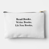 "Poetry will save us all" zippered pouch Zubehörtasche (Rückseite)