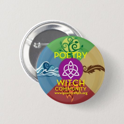 Poetry Witz-Community-Taste Button (Vorne & Hinten)