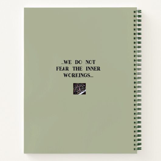 Poetry Writing Artist | Notizbuch (Rückseite)