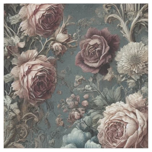 Poets Pending - Gothic Statement Tile Stoff (Nahaufnahme)