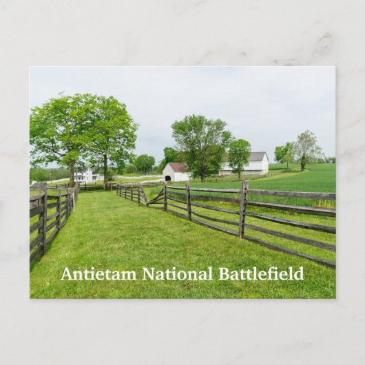 Poffenberger Farm in Antietam Postkarte (Vorderseite)
