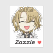 Pog! Chibi Aufkleber - Luca Kaneshiro Fan Art (Blatt)