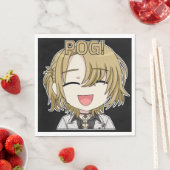 Pog! Chibi Napkins - Luca Kaneshiro Fanart Serviette (Beispiel)