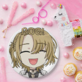 Pog! Chibi-Papierteller - Luca Kaneshiro Fanart Pappteller (Party)