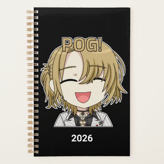 Pog! Chibi Planner 2026 - Luca Kaneshiro Fanart Planer (Vorderseite)