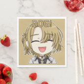 Pog! Chibi Servietten - Luca Kaneshiro Fanart (Beispiel)