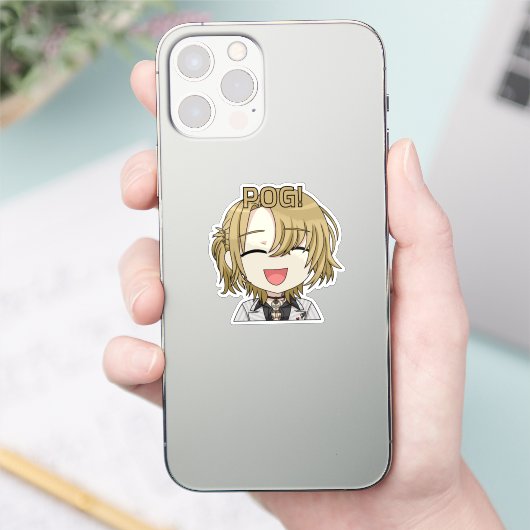 Pog! Chibi Sticker - Luca Kaneshiro Fan Art (Telefon)