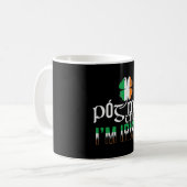 Pog Mo Thoin irische Flagge Kaffeetasse (Vorderseite Links)