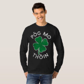 Pog Mo Thoin Lucky C St Patrick's Day Distress T-Shirt (Vorne ganz)