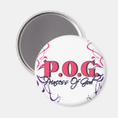 POG-Prinzessin Magnet (Vorderseite/Rückseite)