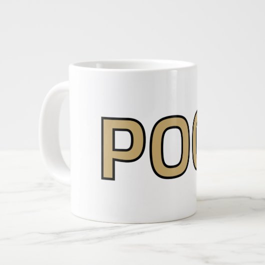 Pog! Text Mug - Luca Kaneshiro Fanart Jumbo-Tasse (Vorderseite Links)