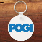 Pogi - Blau Schlüsselanhänger (Vorderseite)