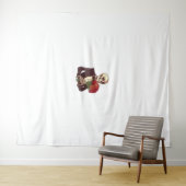 Pogo Bones - Crazy Skelett on Move Wandteppich (Beispiel (Horizontal))