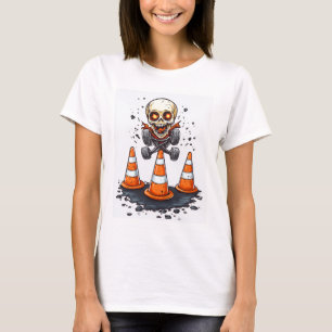 Pogo Bones � Verrücktes Skelett in Bewegung T-Shirt
