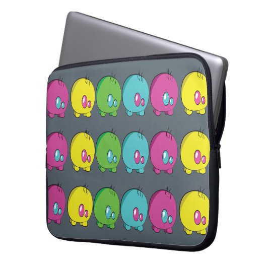 Pogo O.o Neopren-Laptop-Hülse Laptopschutzhülle (Vorderseite Links)