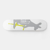 Pogo-Stick Kangaroo Skateboard Deck (Horizontal)