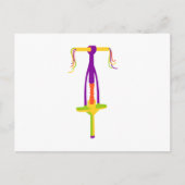 Pogo Stick Postkarte (Vorderseite)