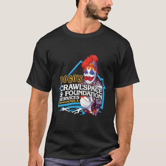Pogo's Crawlspace Foundation Beängstigend Serial E T-Shirt (Vorderseite)