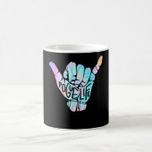 Pogue Life Shaka Hand Hang Loose Tie Dye Kaffeetasse (Mittel)