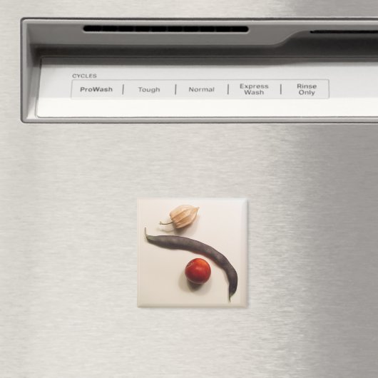 Poha, Bohnen und Pflaume Magnet (In Situ (Geschirrspüler))