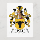 Pohl Familienwappen Postkarte (Vorderseite)