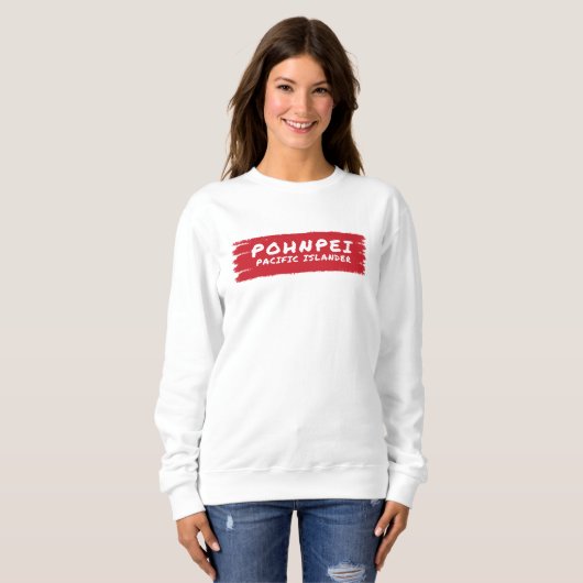 Pohnpei Pacific Islander Classic Sweatshirt (Vorne ganz)