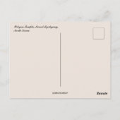 Pohyon Temple Mount Myohyang Nordkorea Postkarte (Rückseite)