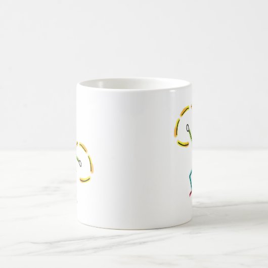 Poi Spinning Stickman Kaffeetasse (Mittel)