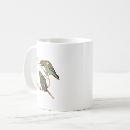 Poicephalus Senegal Parrots Kaffeetasse (Vorderseite Links)
