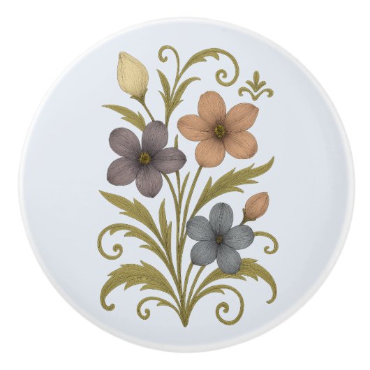 Poignée en Céramique charme rustique Keramikknauf (Vorderseite)