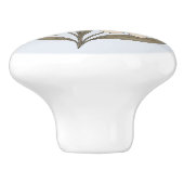 Poignée en Céramique douceur du matin, florale Keramikknauf (Seitenansicht)