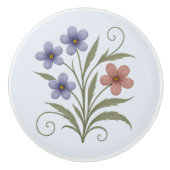 Poignée en Céramique lilas des champs Keramikknauf (Vorderseite)