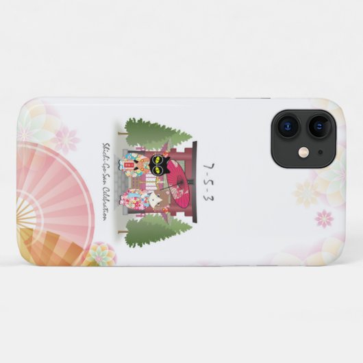 Poilunas 7-5-3 Feier Case-Mate iPhone Hülle (Rückseite (Horizontal))