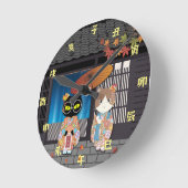 Poilunas 7-5-3 Feier Runde Wanduhr (Winkel)