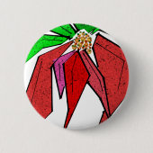 Poinsetta Button (Vorderseite)