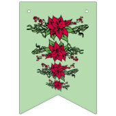 Poinsetta fun Banner (Dritte Fahne)