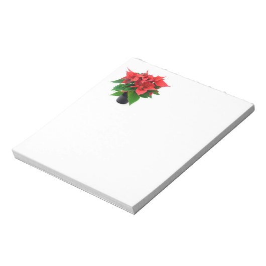 Poinsetta Notepad Notizblock (Rotiert)