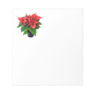 Poinsetta Notizblock