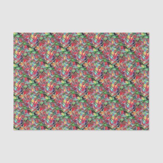 poinsetta Papier (Vorderseite)