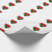 Poinsetta Wrapping Paper Geschenkpapier (Ecke)