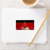 Poinsettia Address Labels Adressaufkleber (Insitu)